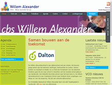 Tablet Screenshot of cbswillemalexander.nl